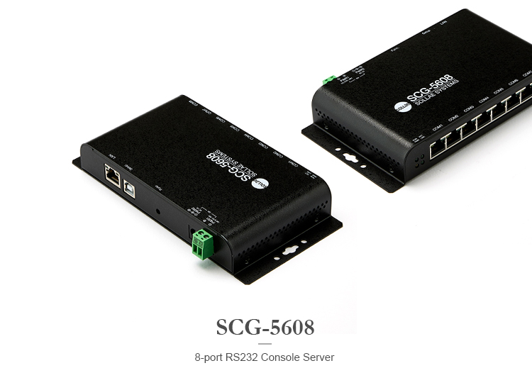 console server 8 ports rs232 scg 5608