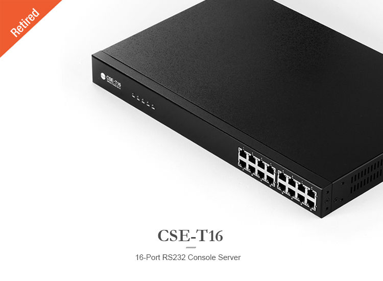 console server 16 ports rs232 cse t16