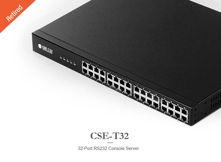 console server 32 ports rs232 cse t32